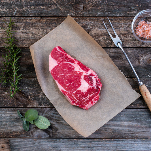 100% Grassfed Ribeye Steak Box (6 count)