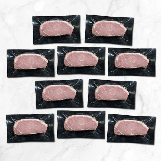 Pasture Raised Boneless Pork Chops (10 count)