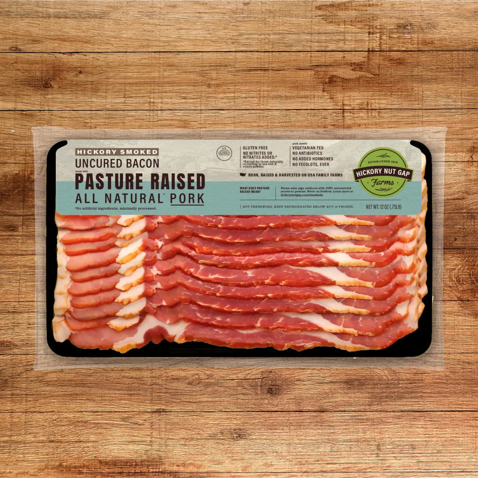 Pasture Raised Uncured Pork Bacon