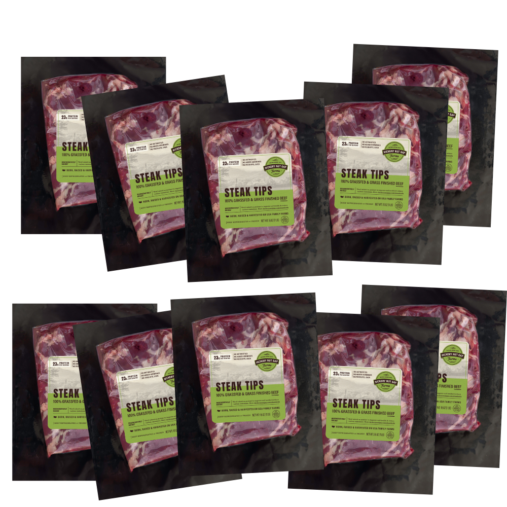 100% Grassfed Steak Tips (10 lbs)