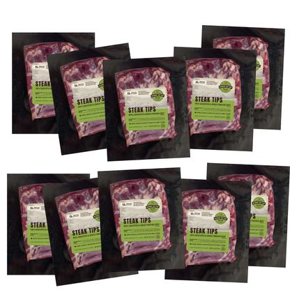 100% Grassfed Steak Tips (10 lbs)