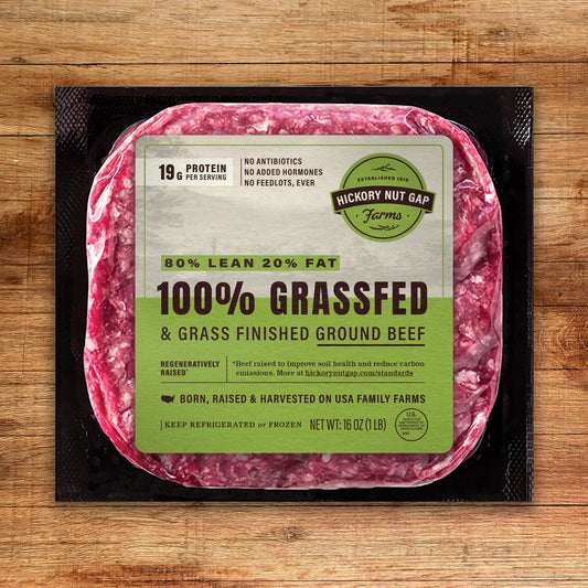 100% Grassfed Beef 80/20 (10 lbs)