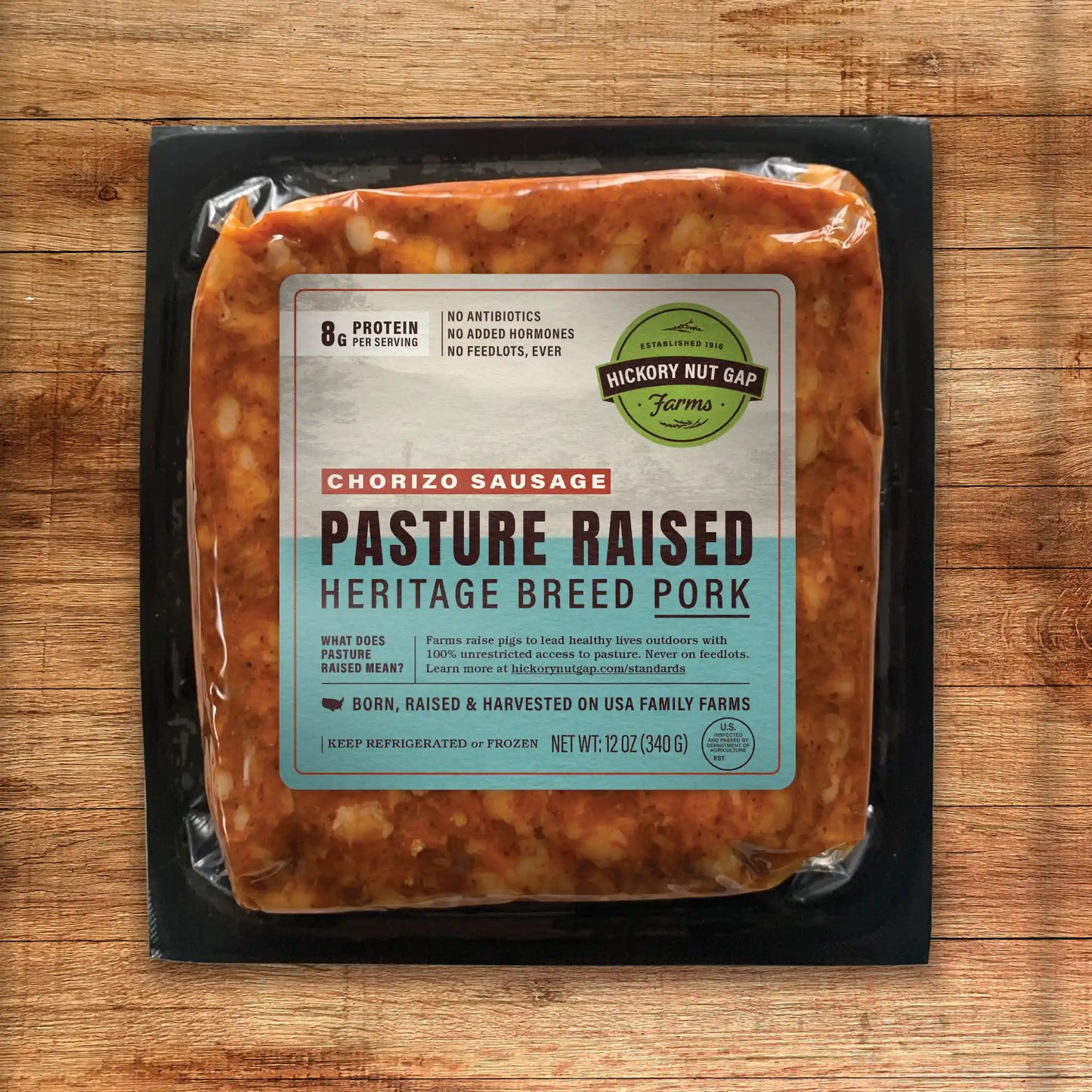 Pasture Raised Pork Chorizo Sausage (1/2 case)