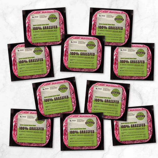 100% Grassfed Beef 80/20 (10 lbs)