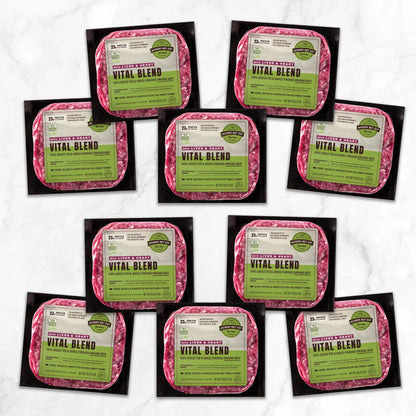 100% Grassfed Beef Vital Blend with Heart & Liver (10 lbs)
