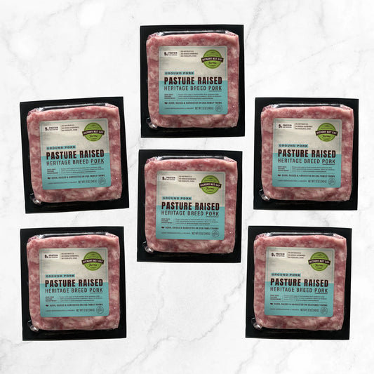 Pasture Raised Ground Pork (1/2 case)