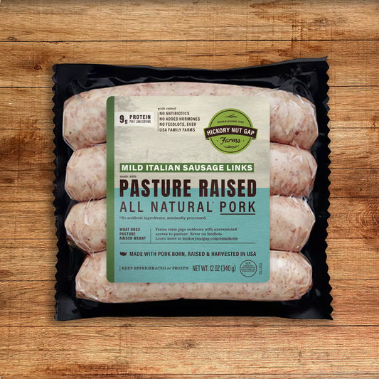 Pasture Raised Pork Mild Italian Links (6 count)