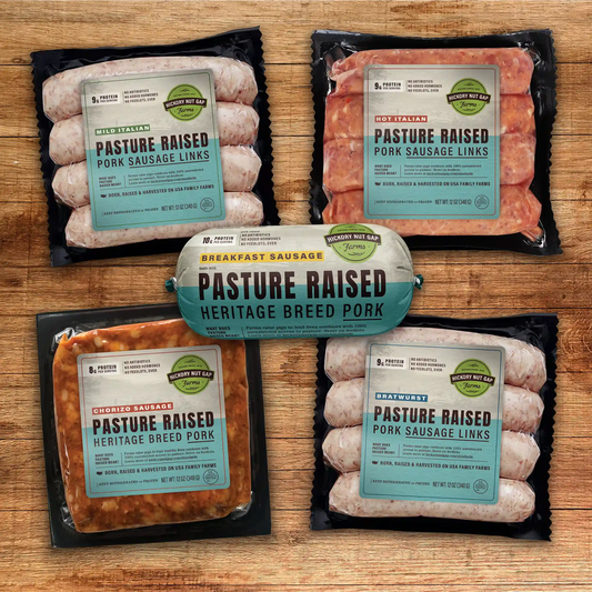 Pasture Raised Pork Sausage Sampler