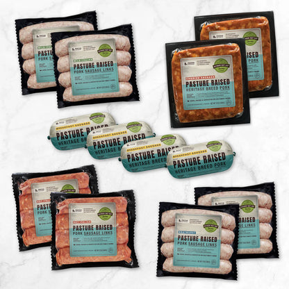 Pasture Raised Pork Sausage Sampler