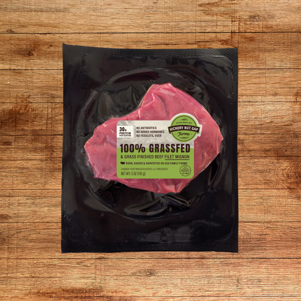 100% Grassfed Filet Mignon Steak Box (6 count)